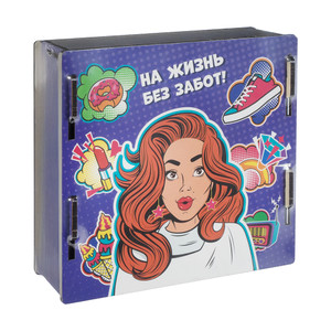 Копилка "50500", PREZENT, в ассортименте