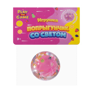 Игрушка "Попрыгунчик со светом", Play the Game, в ассортименте