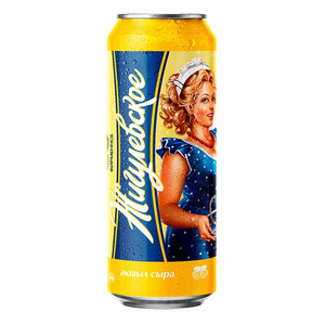 Пиво, Жигулевское, светлое, 4,5%, 0,43 л