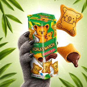 Печенье "Koalas March", LOTTE, 37 г, в ассортименте