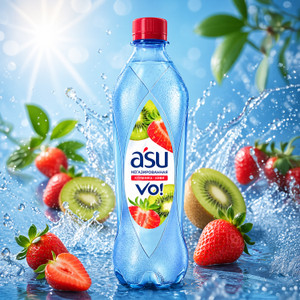 Вода, A'SU, 0,5 л, с фруктовым вкусом, в ассортименте