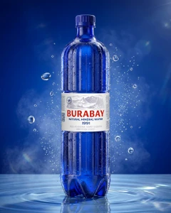 Вода лечебно-столовая, Qulager-Burabay, газированная, 1 л