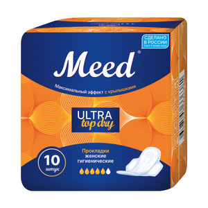 Прокладки женские, Meed, 10 шт.