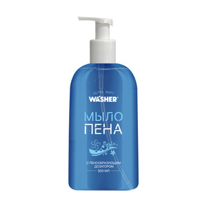 Жидкое мыло-пена, WASHER, 500 мл