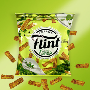 Сухарики ржано-пшеничные, Flint, 60 г, в ассортименте