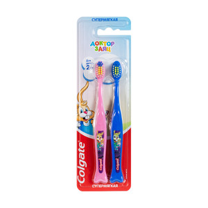 Детская зубная щетка, Colgate, 2 шт., в ассортименте