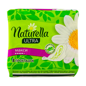 Гигиенические прокладки "Ultra Camomile Maxi", Naturella, 8 шт.