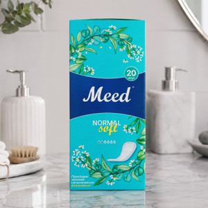 Прокладки женские гигиенические "Normal Soft", Meed, ежедневные, 20 шт.