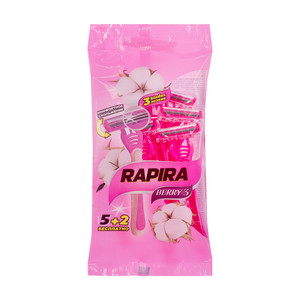 Бритва женская, Rapira Berry, 5+2 шт.