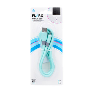 Кабель USB, FLARX, 100 см, в ассортименте