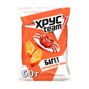 Сухарики, ХрусTeam, 60 г, в ассортименте