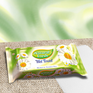 Влажные салфетки, Natural Fresh, 72 шт.