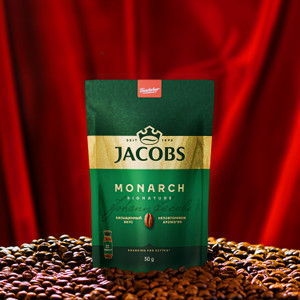 Кофе растворимый сублимированный, JACOBS MONARCH, 50 г