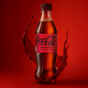 Сильногазированный напиток "Zero", Coca-Cola, без сахара, 0,5 л