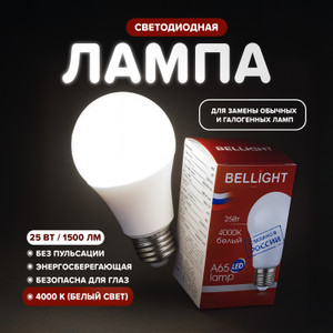 Лампа светодиодная, BELLIGHT, 25 Вт, E27, в ассортименте