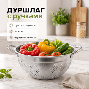 Дуршлаг с ручками, O'Kitchen, 24 см