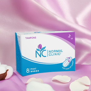 Тампоны "Maxi", Normal Clinic, 8 шт.