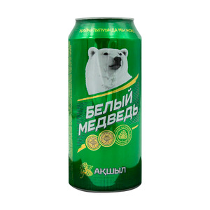 Пиво, Белый медведь, 4,8%, 0,9 л