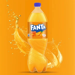 Напиток газированный "Апельсин", Fanta, 1 л