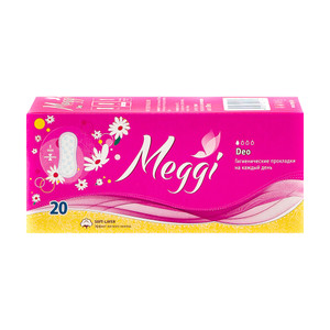 Ежедневные прокладки "Panty Deo", Meggi, 20 шт., в ассортименте