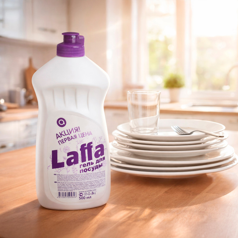 Гель для мытья посуды "Laffa", 500 мл