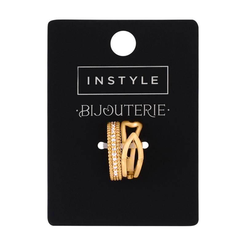 Набор колец, INSTYLE, 2 шт., 18 мм, в ассортименте