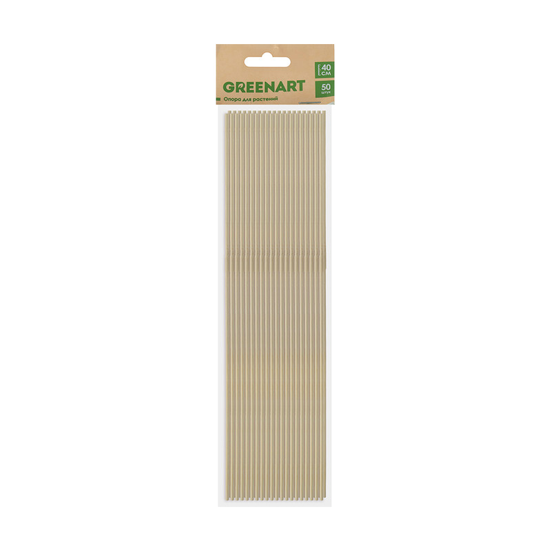 Опора для растений, GreenArt, 50 шт., 40 см, в ассортименте