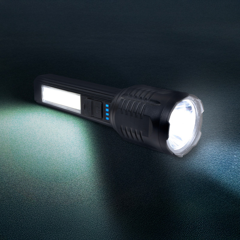 Фонарь светодиодный с кабелем USB, FLARX, в ассортименте