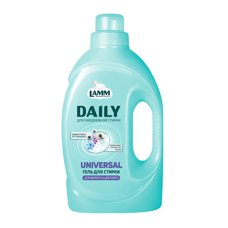 Гель для стирки, Lamm DAILY, 900 мл, в ассортименте