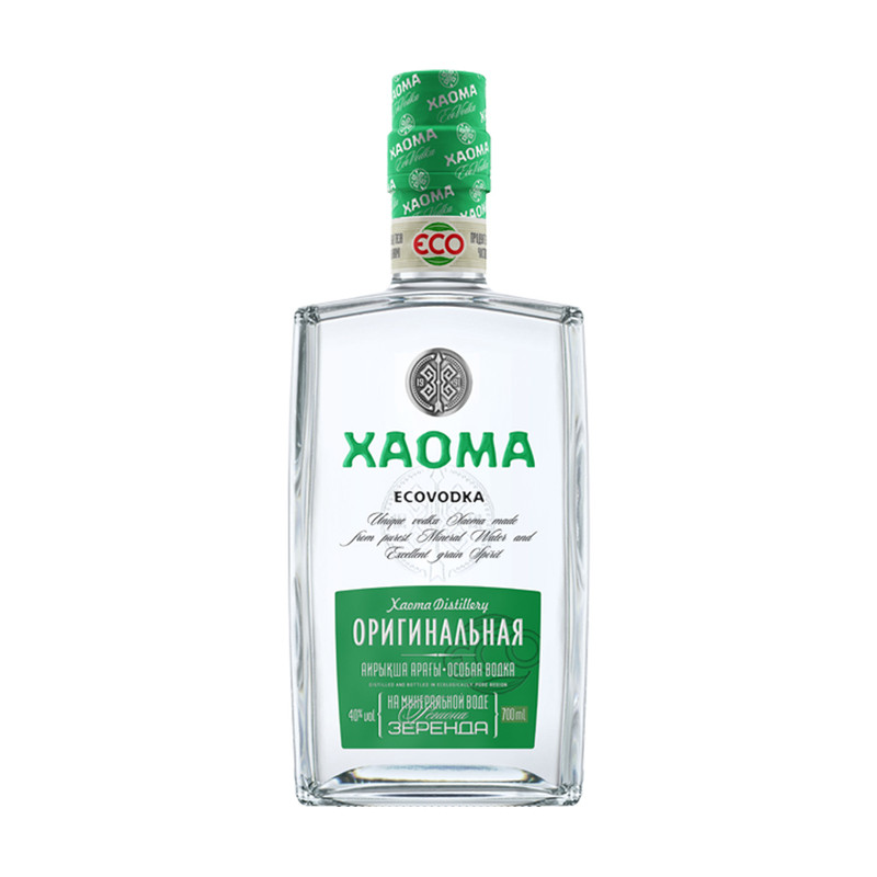 Водка "Зеренда", Хаома Оригинальная, 40%, 0,7 л