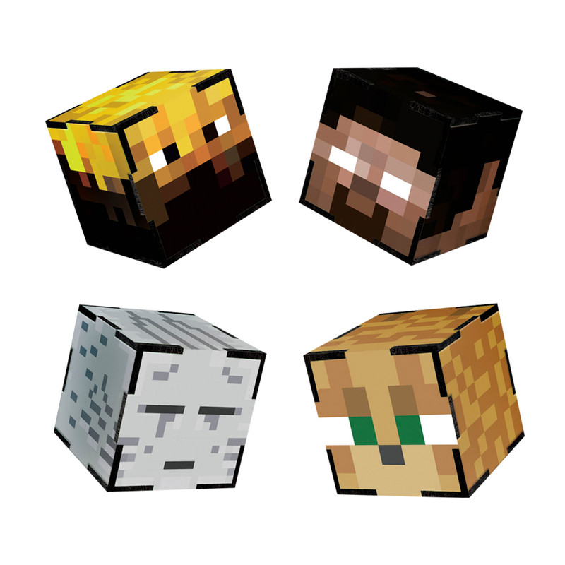 3D-конструктор деревянный "В мире Minecraft", в ассортименте