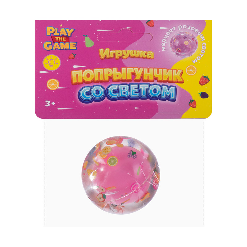 Игрушка "Попрыгунчик со светом", Play the Game, в ассортименте