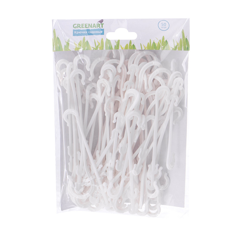 Крючки садовые, GreenArt, 50 шт., в ассортименте