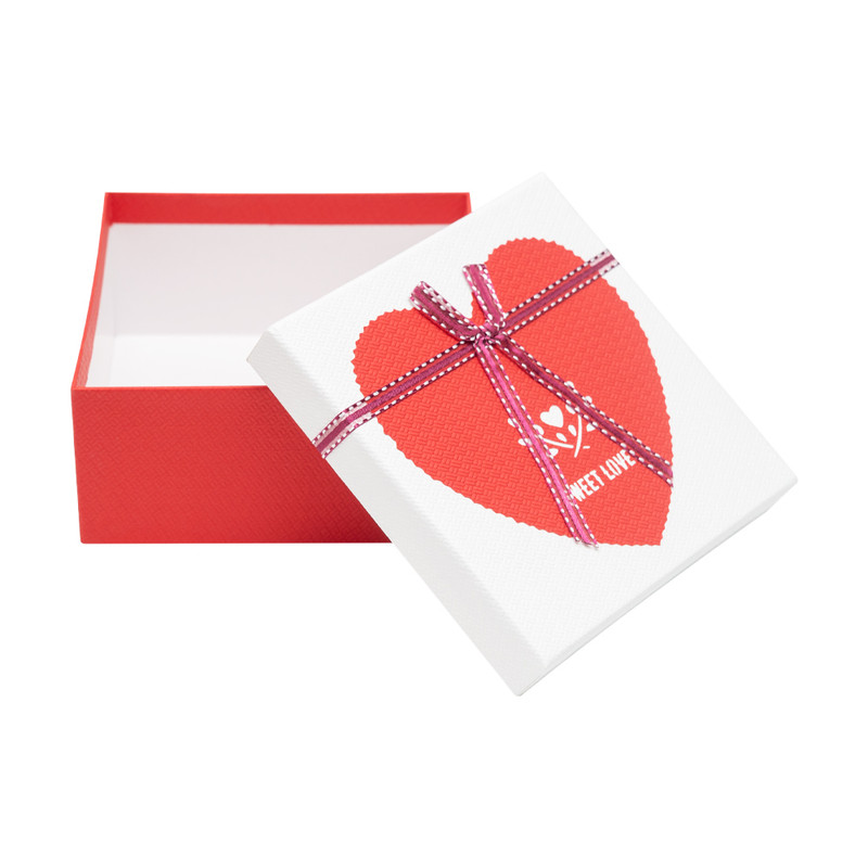 Коробка подарочная, With Love, 15х15х7 см, в ассортименте