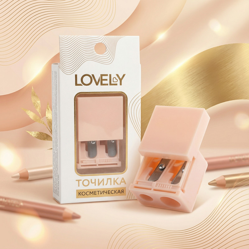 Точилка косметическая, Lovely, в ассортименте