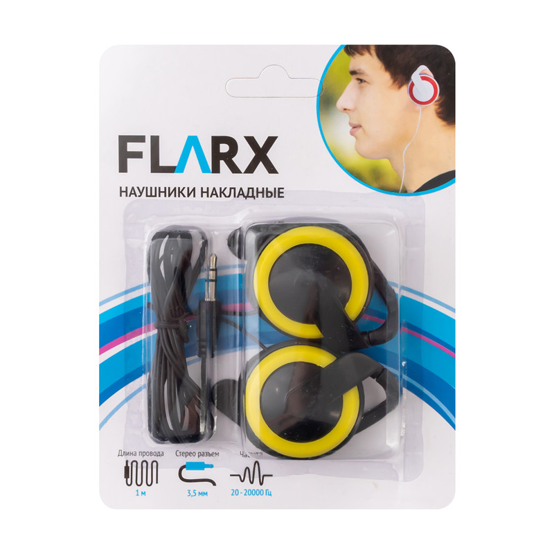 Наушники накладные, FLARX, в ассортименте