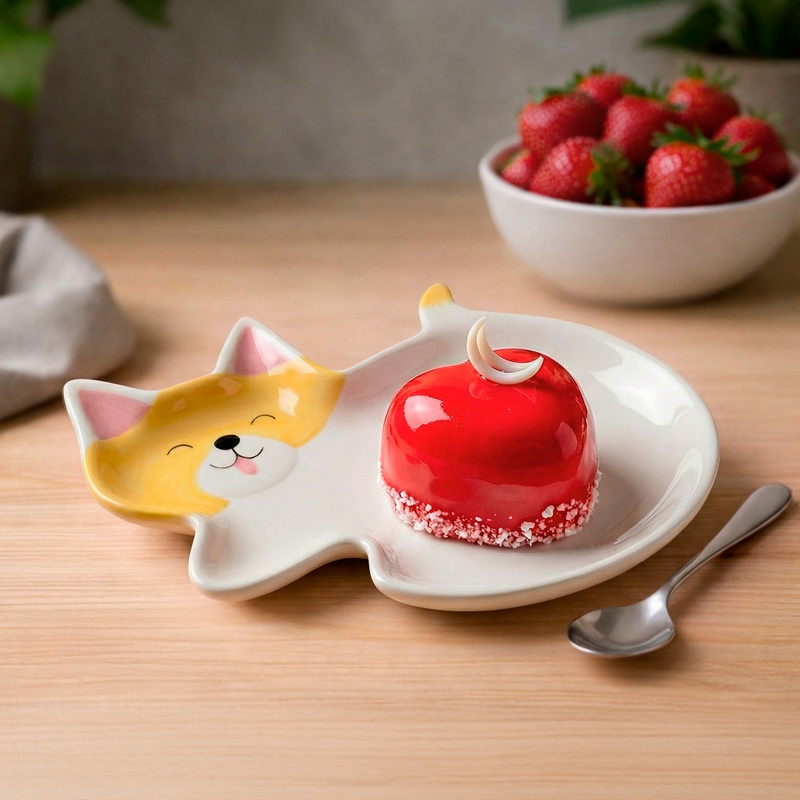 Тарелка десертная, O'Kitchen, 20,5х17 см, в ассортименте