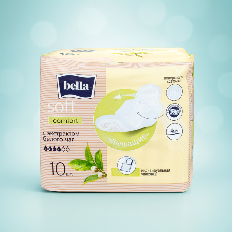 Прокладки "Soft comfort", bella, 10 шт., в ассортименте