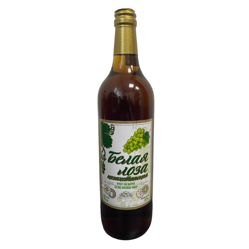 Вино, Лоза Белая, белое крепкое, 18%, 0,75 л