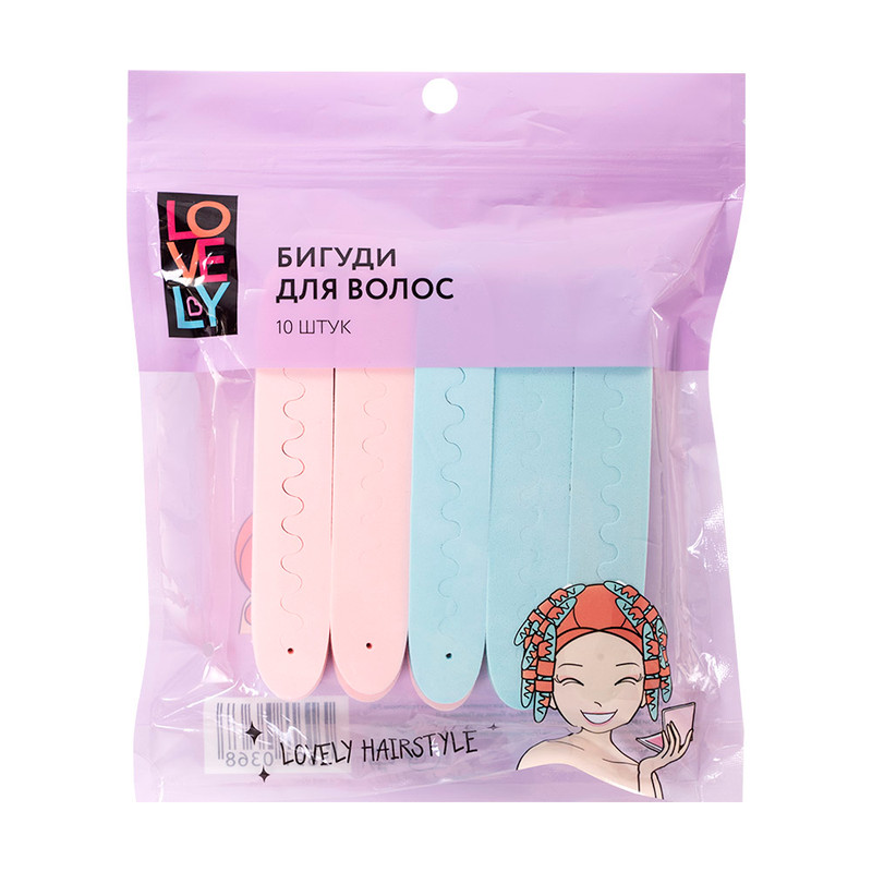 Бигуди для волос, Lovely, 10 шт., в ассортименте