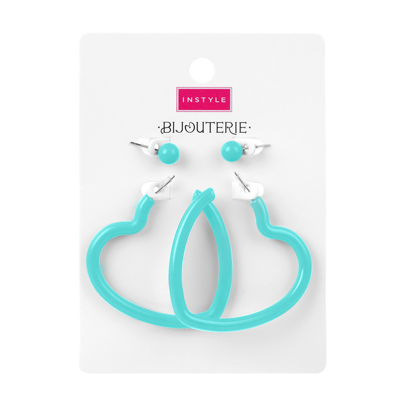 Серьги, INSTYLE, 2 пары, в ассортименте