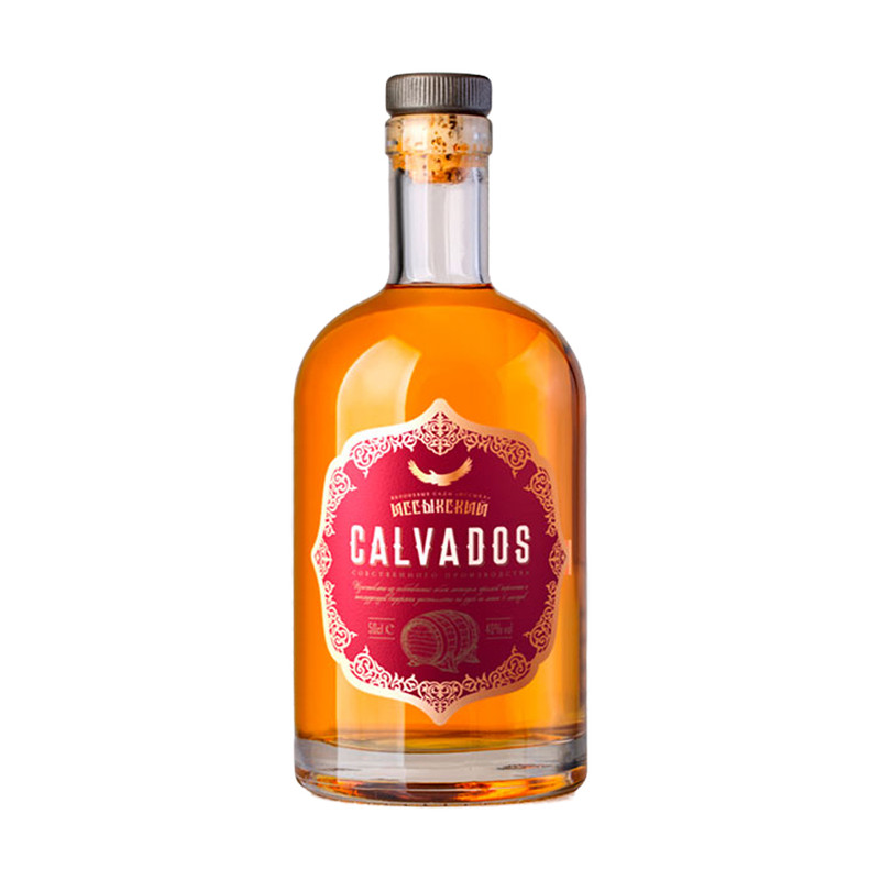 Бренди яблочный, CALVADOS, 40%, 0,5 л