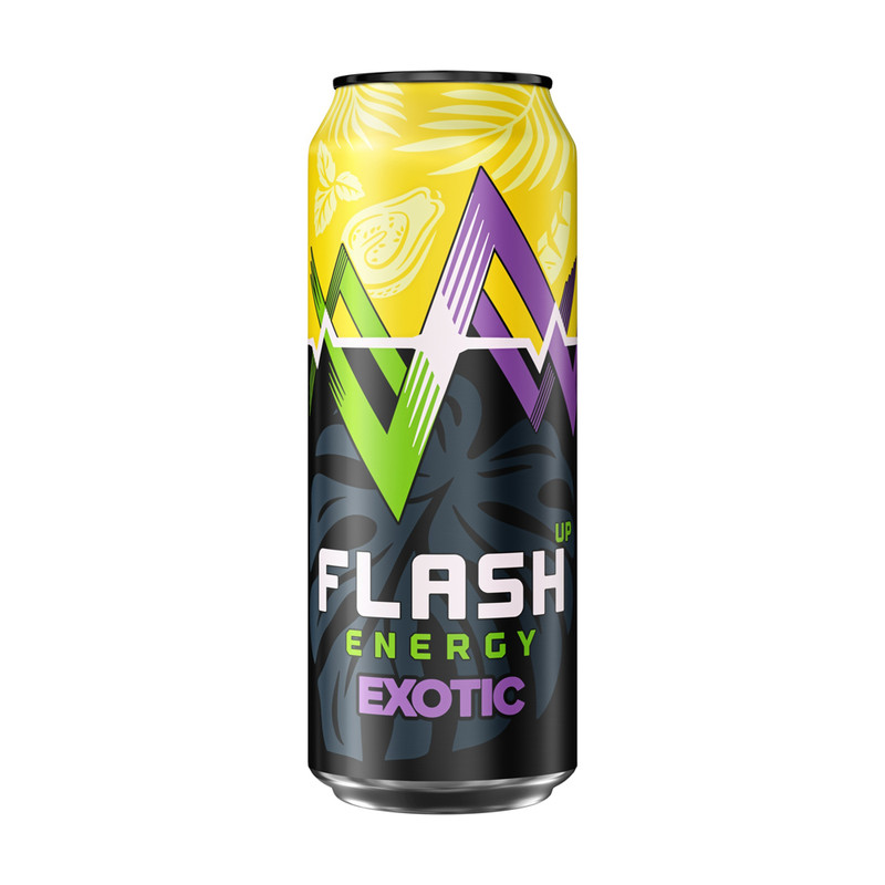 Напиток энергетический, Bubble Gum, Flash Energy, 0,45 л