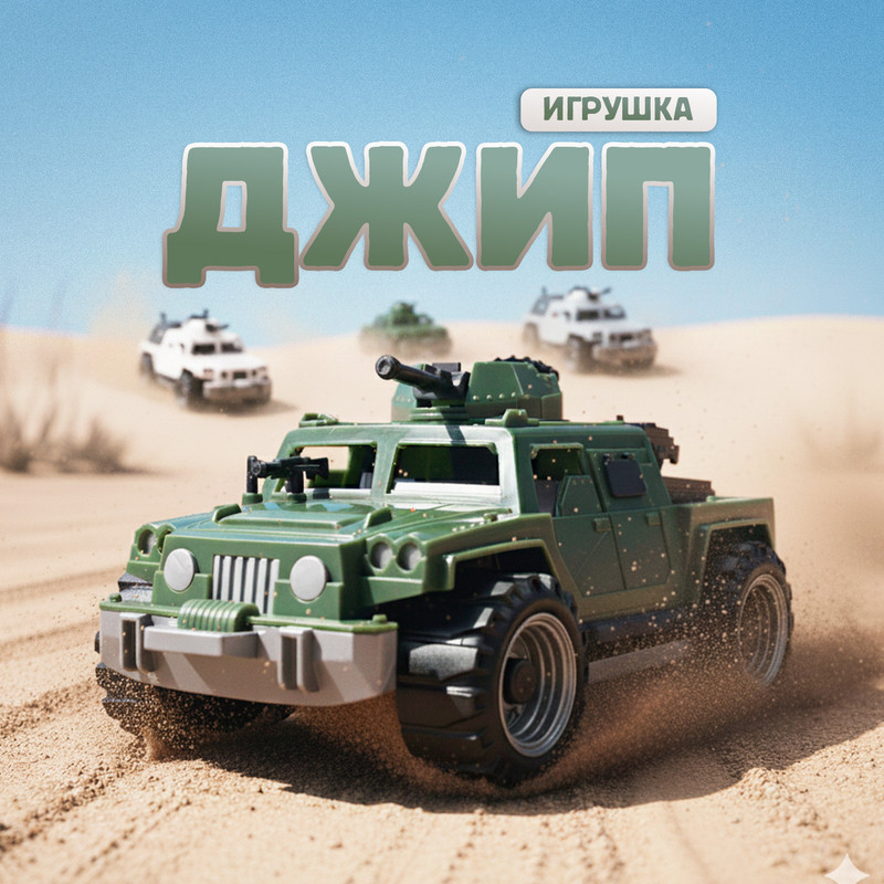 Игрушка "Джип", НОРДПЛАСТ, в ассортименте