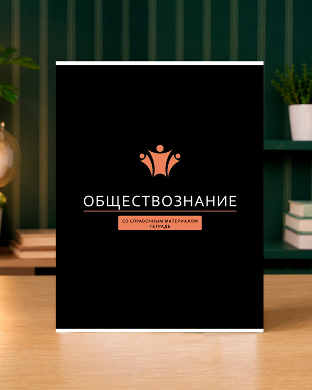 Тетрадь предметная со справочным материалом, 48 листов, пластиковая обложка, в ассортименте
