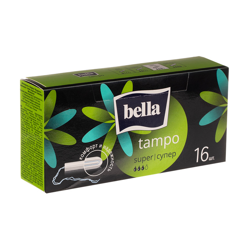 Тампоны "Tampo super", Bella, 16 шт.