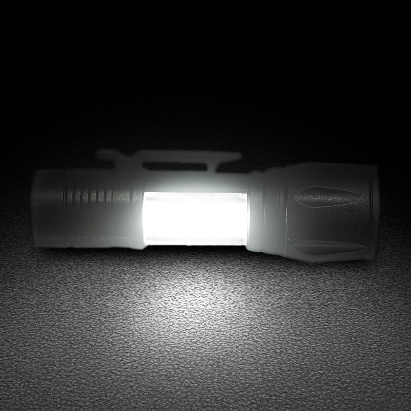 Фонарь светодиодный аккумуляторный в кейсе с кабелем USB, FLARX