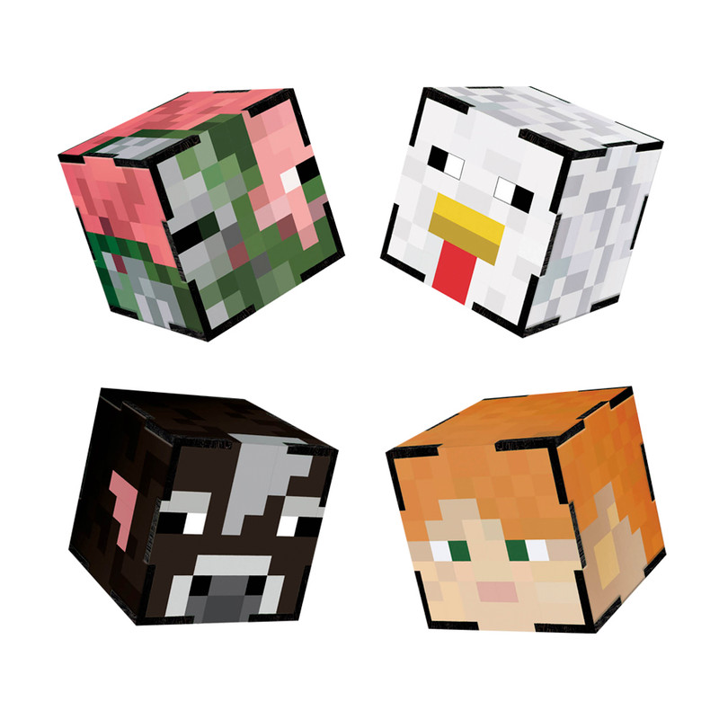 3D-конструктор деревянный "В мире Minecraft", в ассортименте
