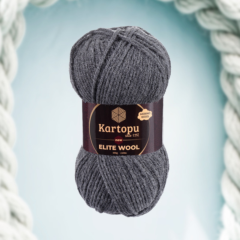 Пряжа для ручного вязания "Elite Wool", Kartopu, 100 г, 240 м, в ассортименте