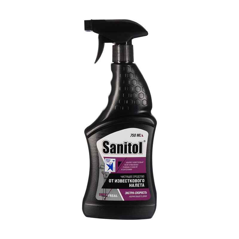 Чистящее средство от известкового налёта, Sanitol, 750 мл